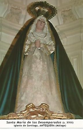 POSTAL 54643: Santa Maria de los Desamparados. Antequera Malaga