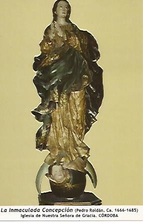 POSTAL 54651: Inmaculada Concepcion de Pedro Roldan 1666-1685. Cordoba