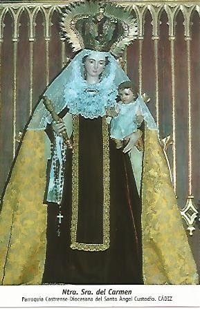POSTAL 54661: Virgen del Carmen. Cadiz
