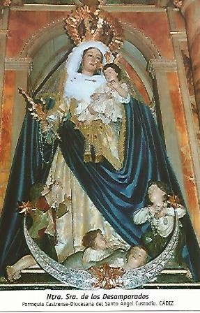 POSTAL 54662: Virgen de los Desamparados. Cadiz
