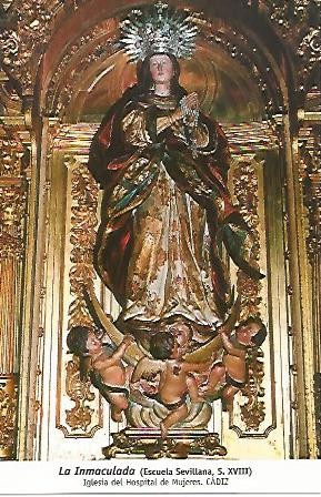 POSTAL 54663: La Inmaculada (siglo XVIII). Cadiz