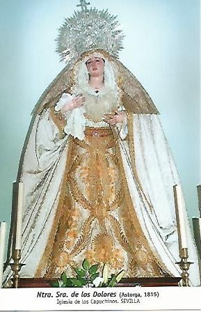 POSTAL 54667: Nuestra Señora de los Dolores 1815. Sevilla