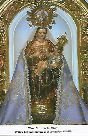 POSTAL 54682: Virgen de la Peña. Madrid
