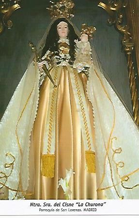 POSTAL 54684: Nuestra Señora del Cisne La Churona. Madrid