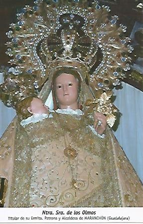 POSTAL 54686: Virgen de los Olmos. Maranchon Guadalajara
