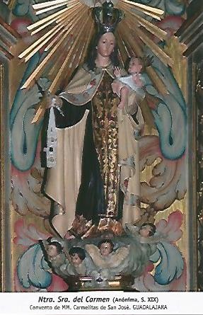 POSTAL 54691: Virgen del Carmen. Guadalajara