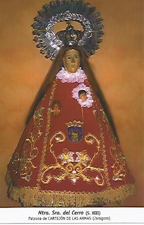 POSTAL 54698: Nuestra Señora del Cerro (siglo XIII). Cartejon de las Armas. Zaragoza