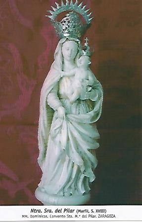 POSTAL 54699: Virgen del Pilar (siglo XVIII). Zaragoza
