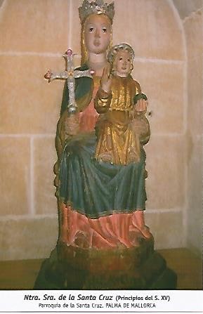 POSTAL 54704: Nuestra Señora de la Santa Cruz (siglo XV). Palma de Mallorca