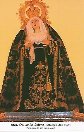 POSTAL 54708: Virgen de los Dolores de Solis 1579. Jaen