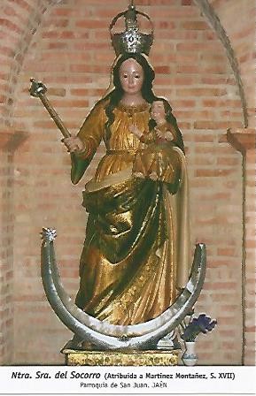 POSTAL 54709: Nuestra Señora del Socorro (siglo XVIII). Jaen