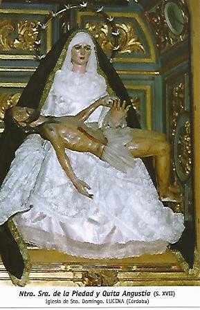 POSTAL 54726: Nuestra Señora de la Piedad y Quita Angustia (siglo XVII). Lucena Cordoba