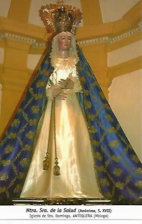 POSTAL 54728: Virgen de la Salud (siglo XVII). Antequera Malaga