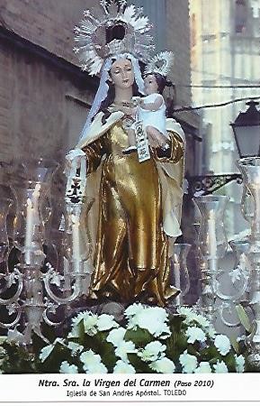 POSTAL 54738: Virgen del Carmen. Toledo