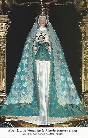 POSTAL 54740: Virgen de la Alegria. Toledo