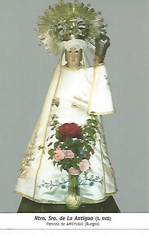 POSTAL 54743: Nuestra Señora de la Antigua (siglo XVII). Ameyugo Burgos