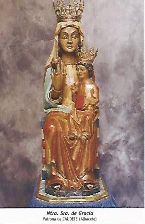 POSTAL 54753: Virgen de Gracia. Caudete Albacete