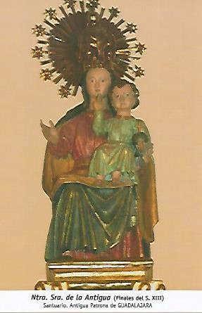 POSTAL 54760: Virgen de la Antigua (siglo XIII). Guadalajara