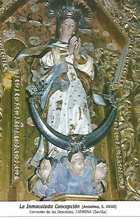 POSTAL 54778: La Inmaculada Concepcion Carmona Sevilla