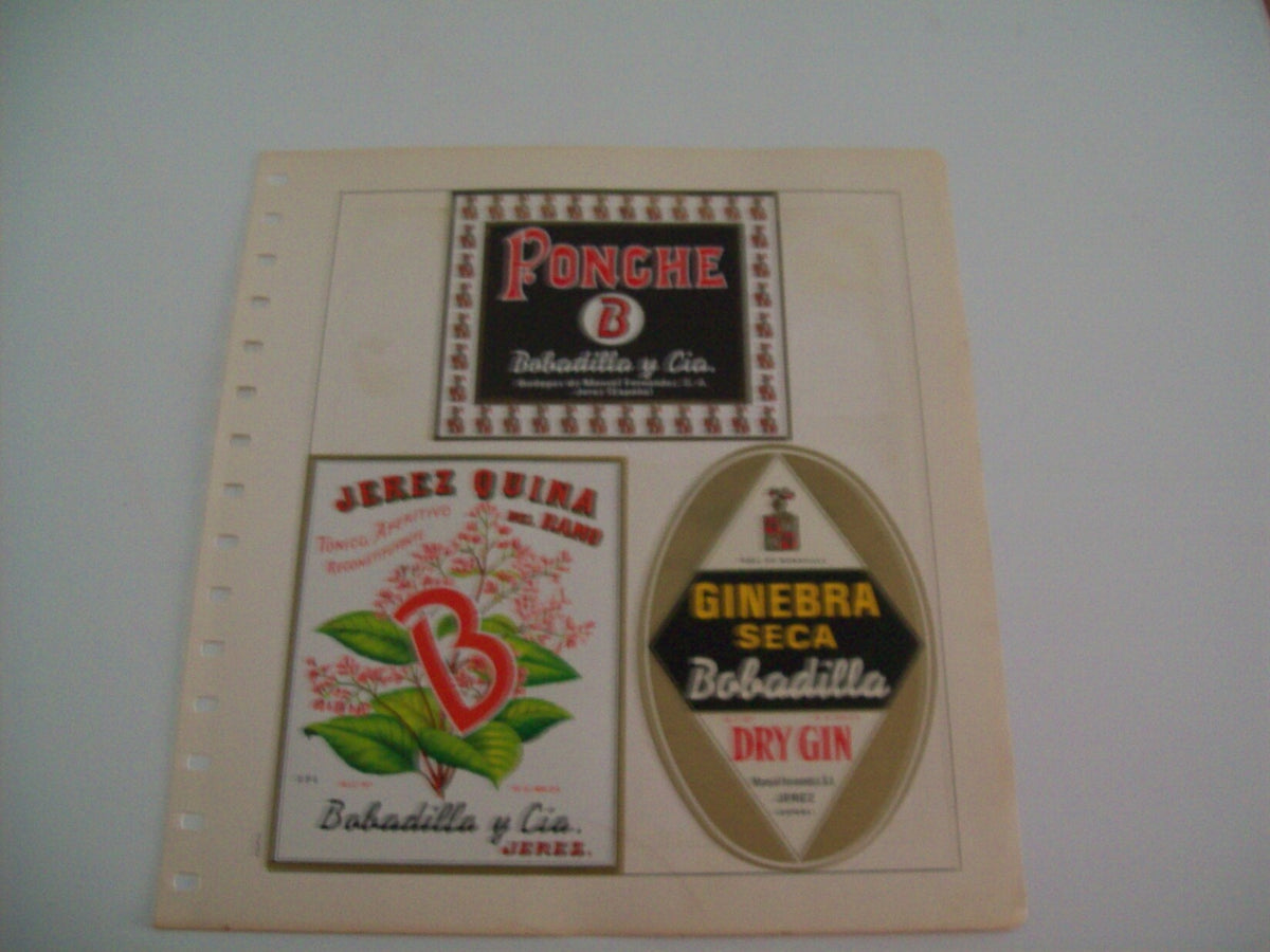 ETIQUETA LICOR 2243: Bobadilla y compañia