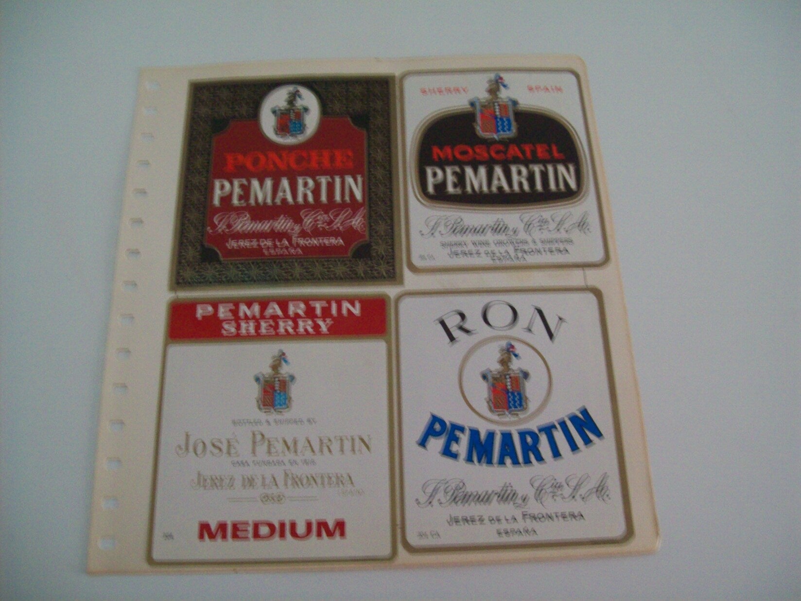 ETIQUETA LICOR 2252: Ponche Pemartin