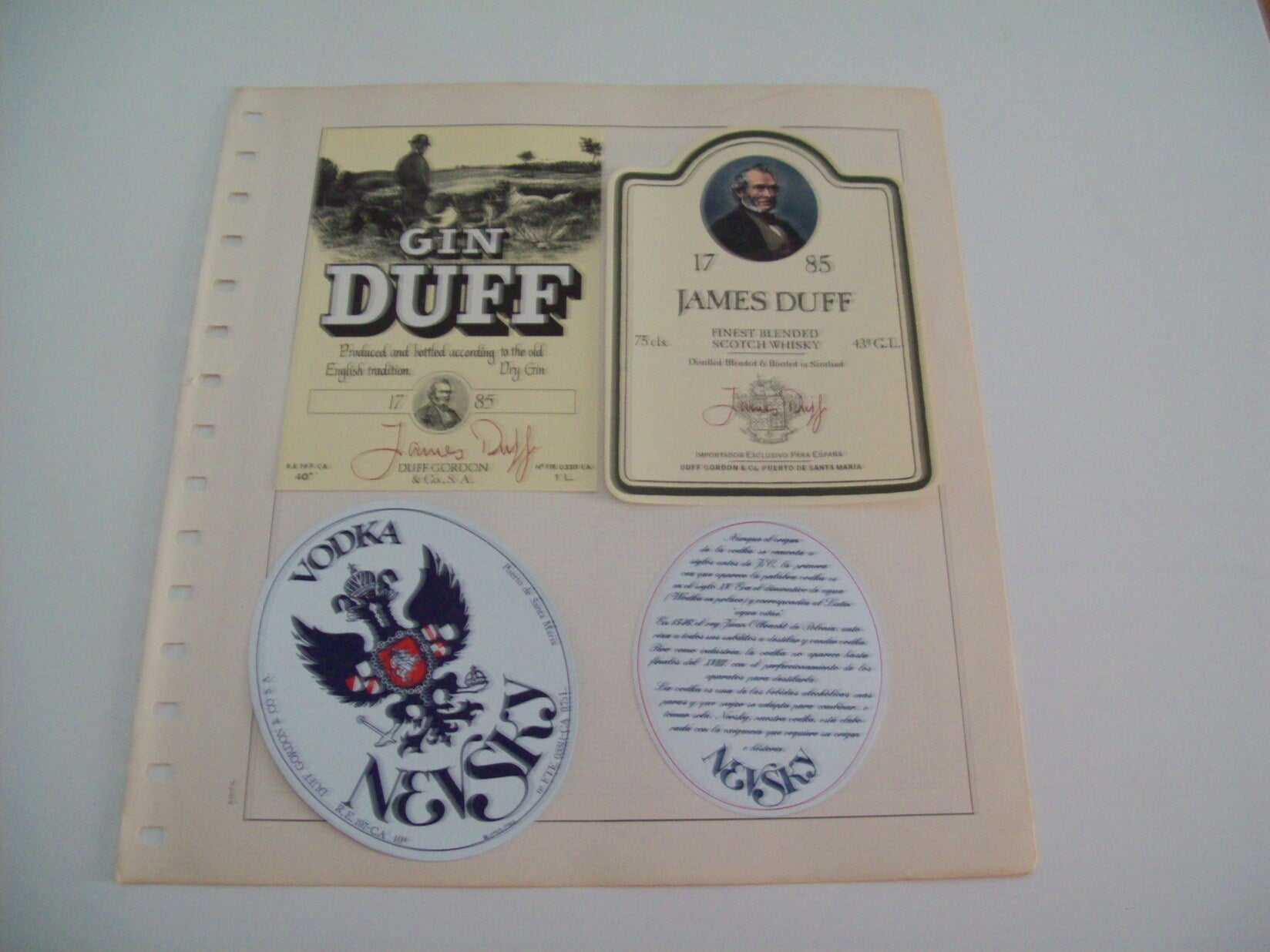 ETIQUETA LICOR 2257: Duff