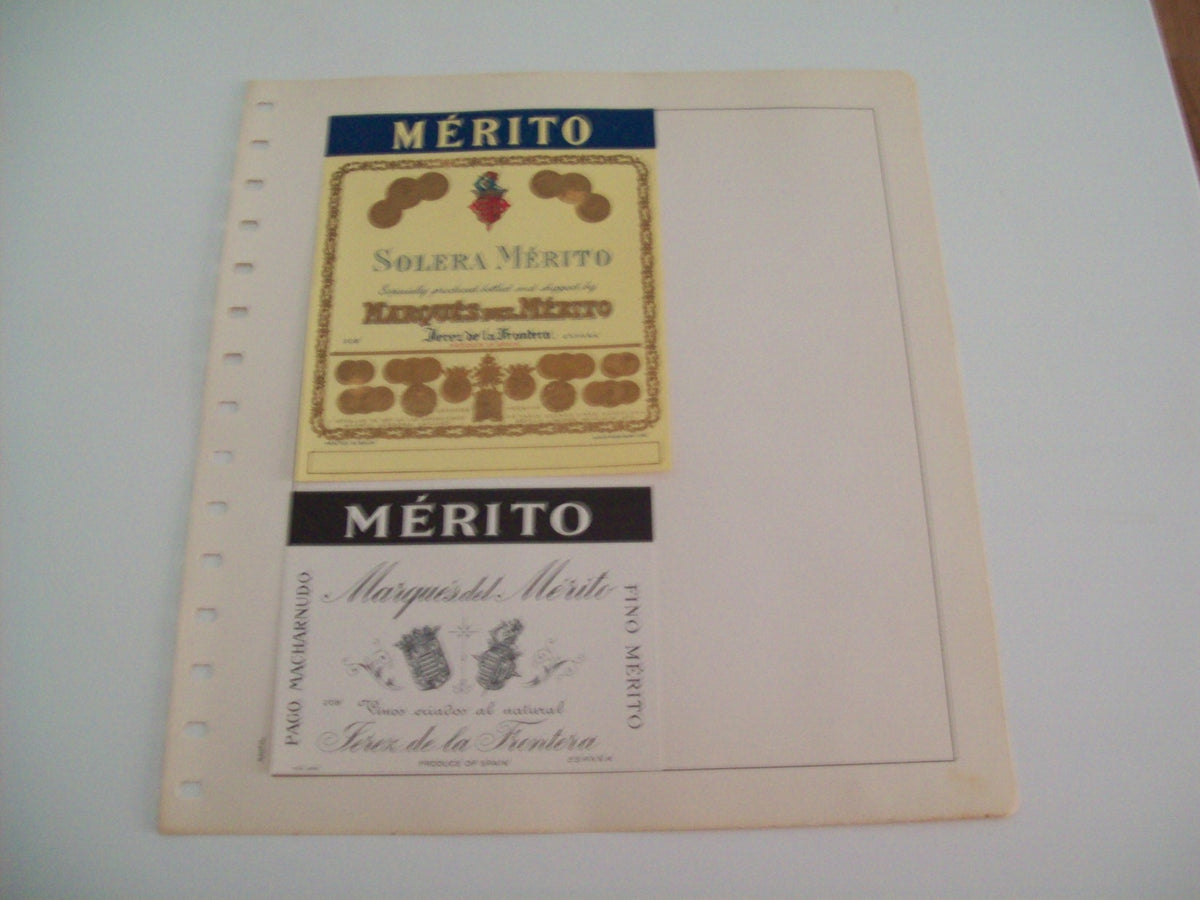 ETIQUETA LICOR 2266: Solera Merito