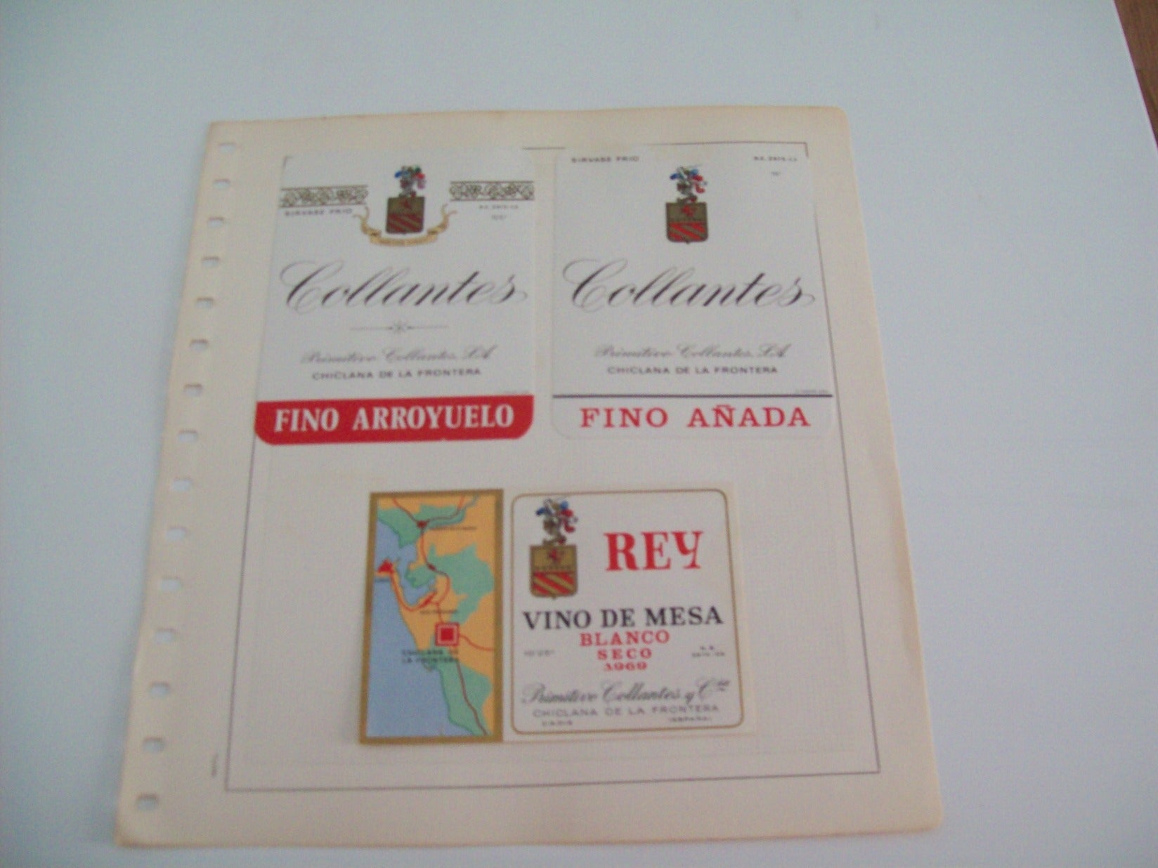 ETIQUETA LICOR 2274: Collantes