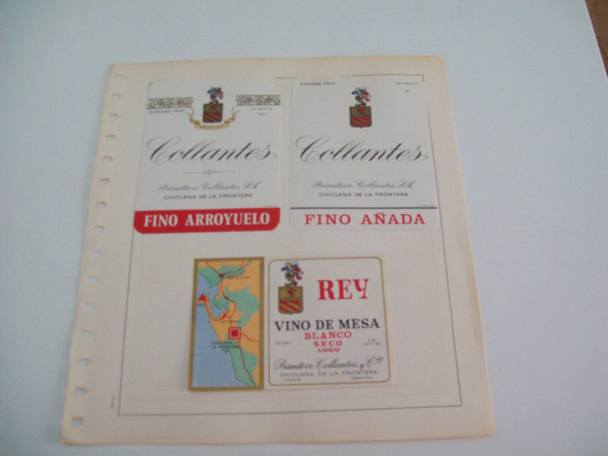 ETIQUETA LICOR 2274: Collantes