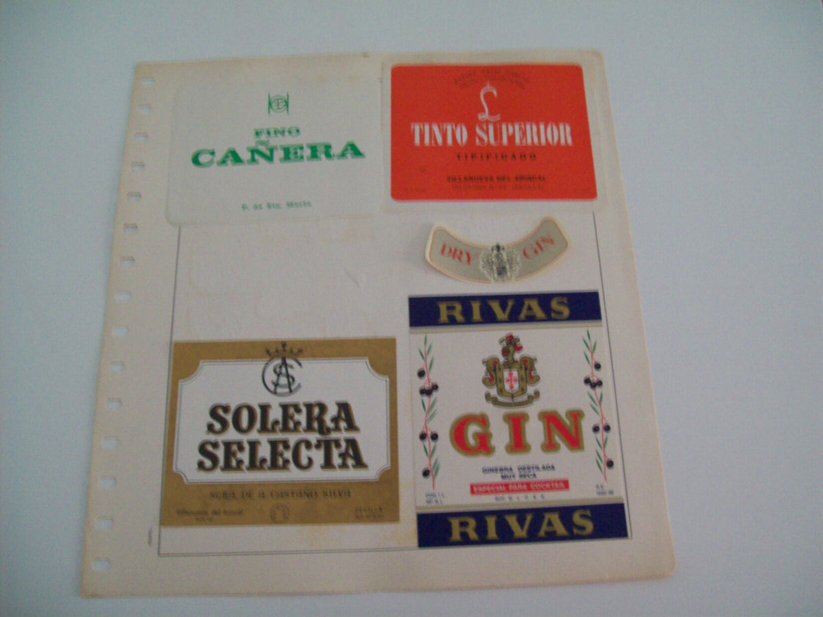 ETIQUETA LICOR 2279: Fino cañera Rivas