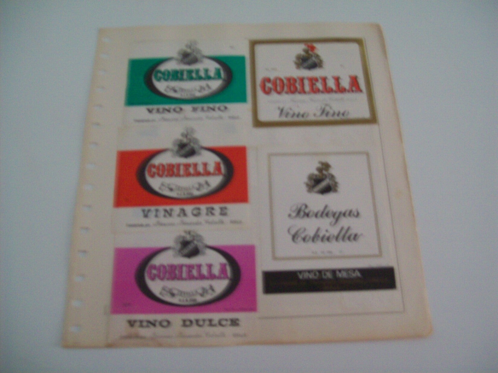 ETIQUETA LICOR 2287: Francisco Fernandez Cobiella