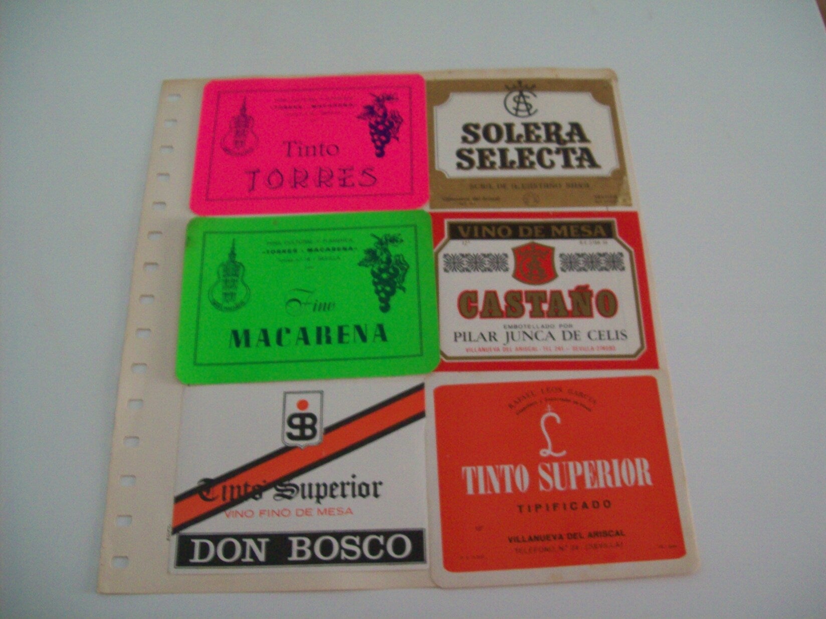 ETIQUETA LICOR 2291: Tinto Torres Fino Macarena Don Bosco