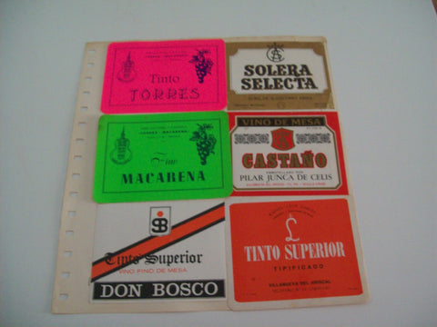 ETIQUETA LICOR 2291: Tinto Torres Fino Macarena Don Bosco