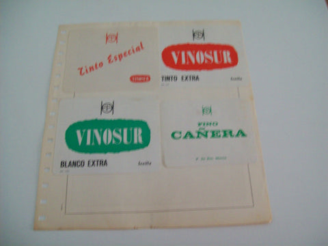 ETIQUETA LICOR 2293: Vinosur