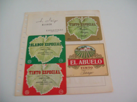 ETIQUETA LICOR 2295: Vinos Antonio Iñigo Leal