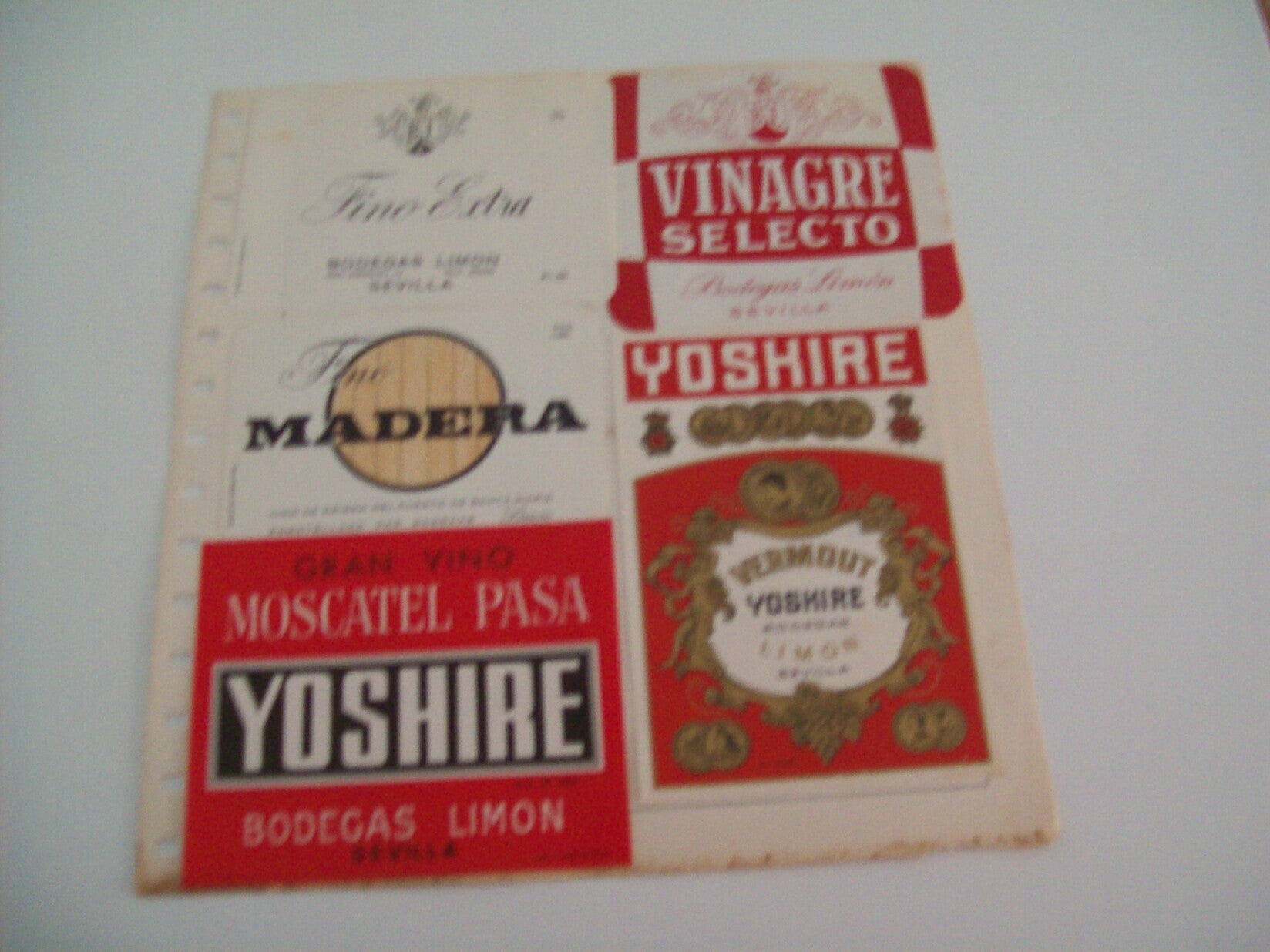 ETIQUETA LICOR 2297: Yoshire