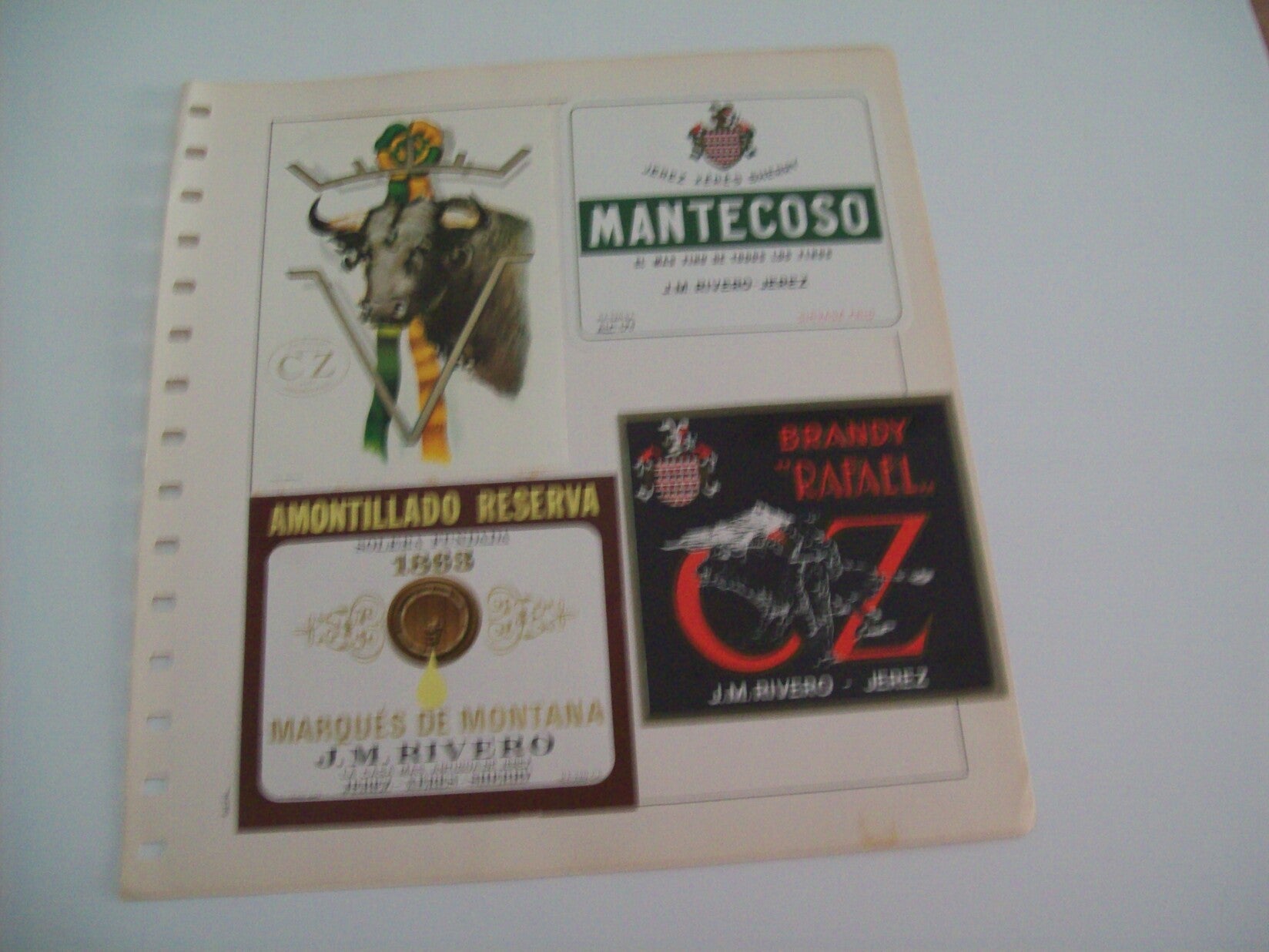 ETIQUETA LICOR 2312: Licores de J. M. Rivero