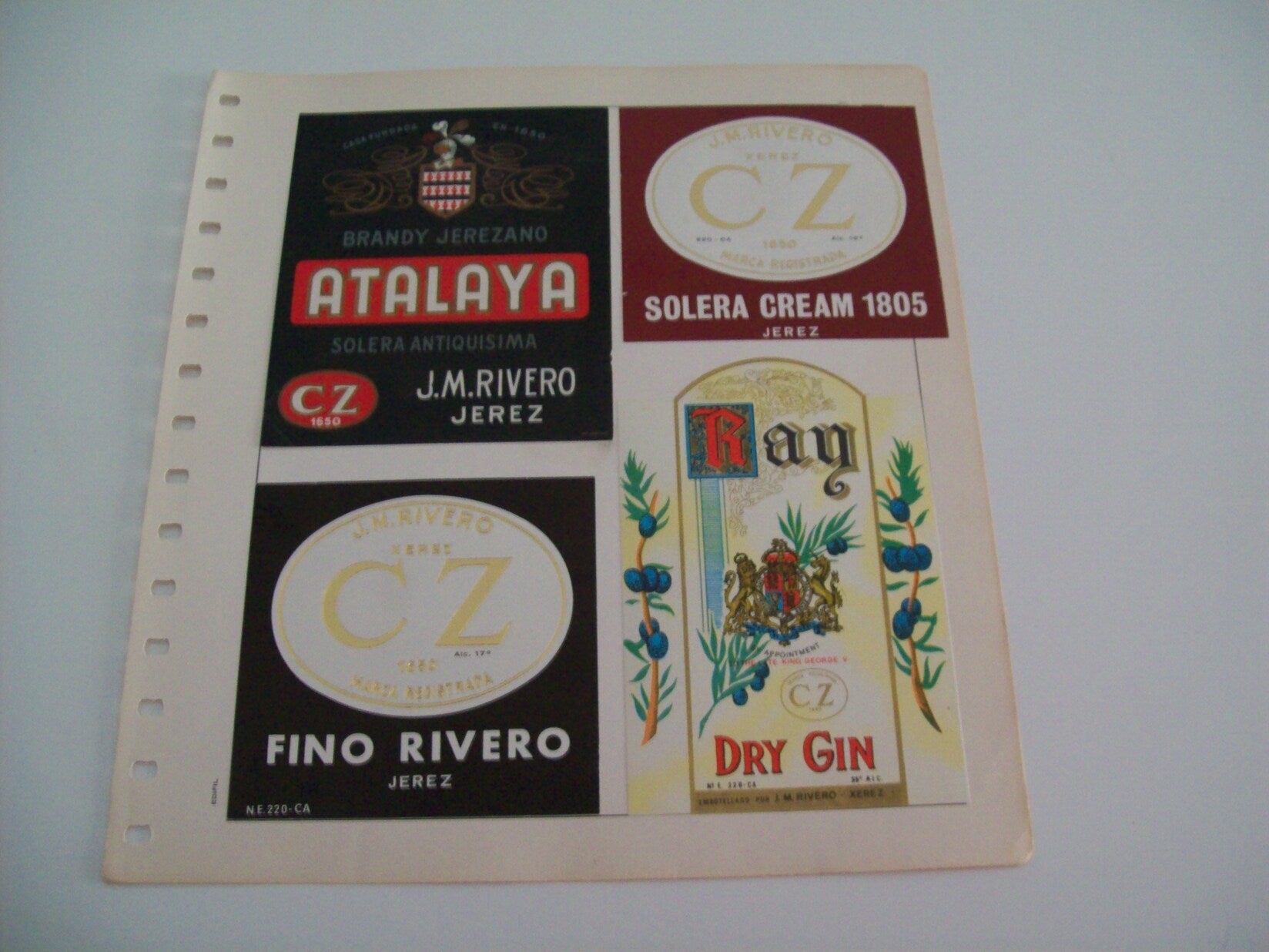ETIQUETA LICOR 2313: Atalaya Gin Raq