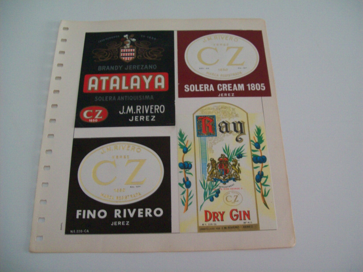 ETIQUETA LICOR 2313: Atalaya Gin Raq