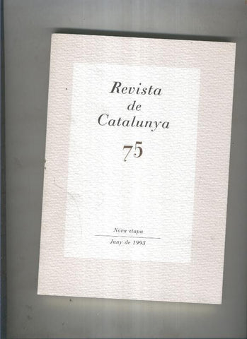 Revista de catalunya numero 075