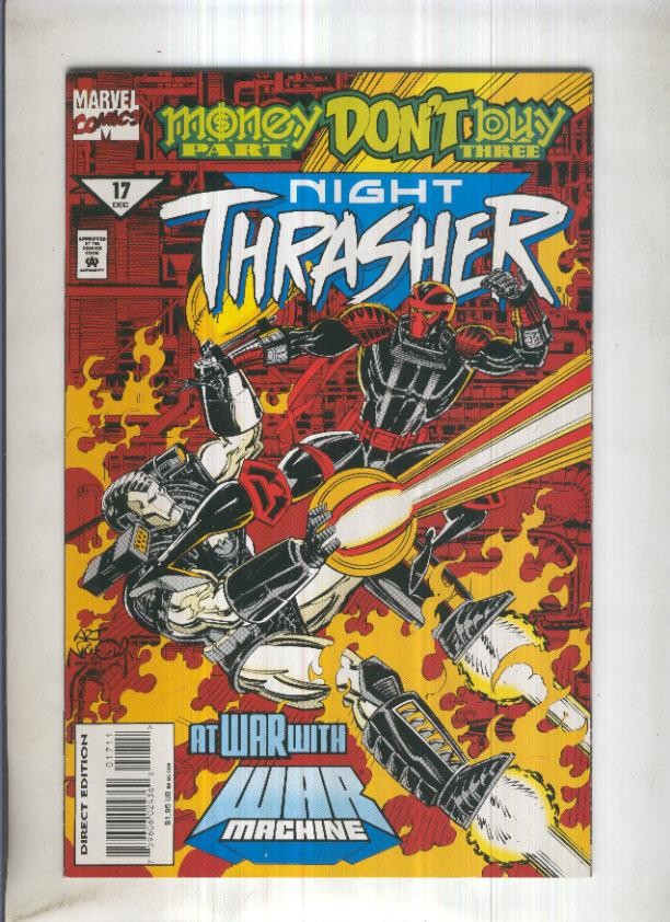 NIGHT THRASHER Vol.1 No.17: Money Dont Buy 3 (Marvel 1994)