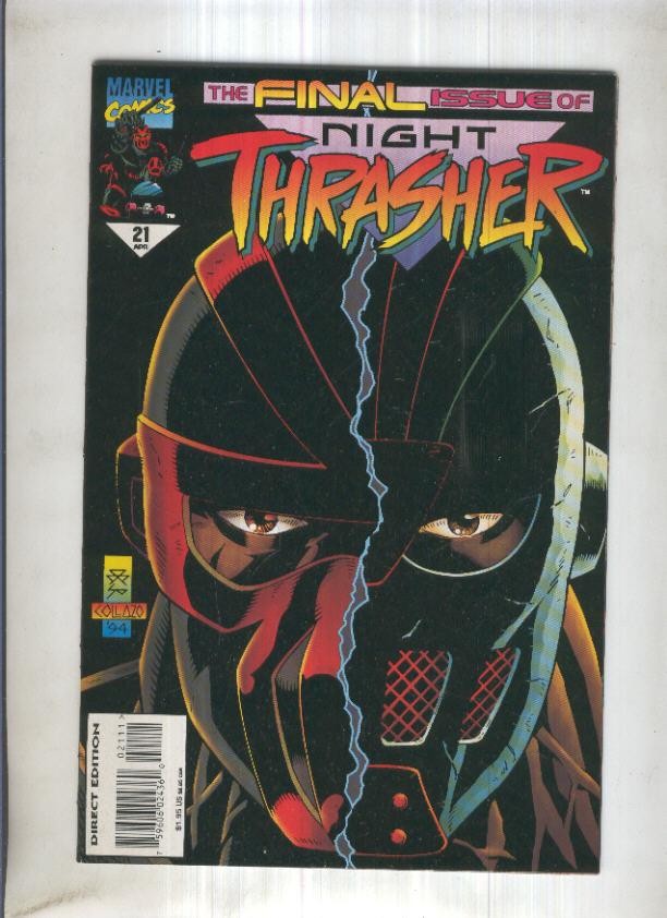 NIGHT THRASHER Vol.1 No.21: The Herat of Rage, Conclusion (Marvel 1995)