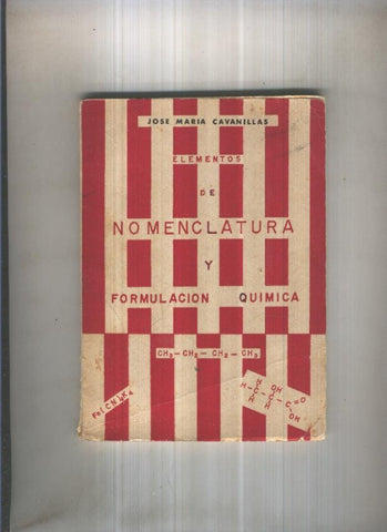 Elementos de nomenclatura y formulacion quimica
