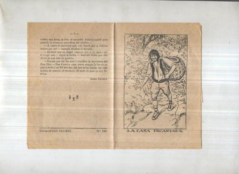 Col-leccio EN PATUFET numero 789: La casa encantada (cubierta de Opisso)