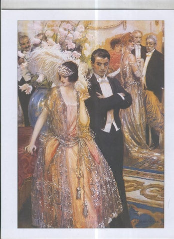 Joyas de Blanco y Negro lamina numero 10: Durante la fiesta de Adolfo Lozano Sidro