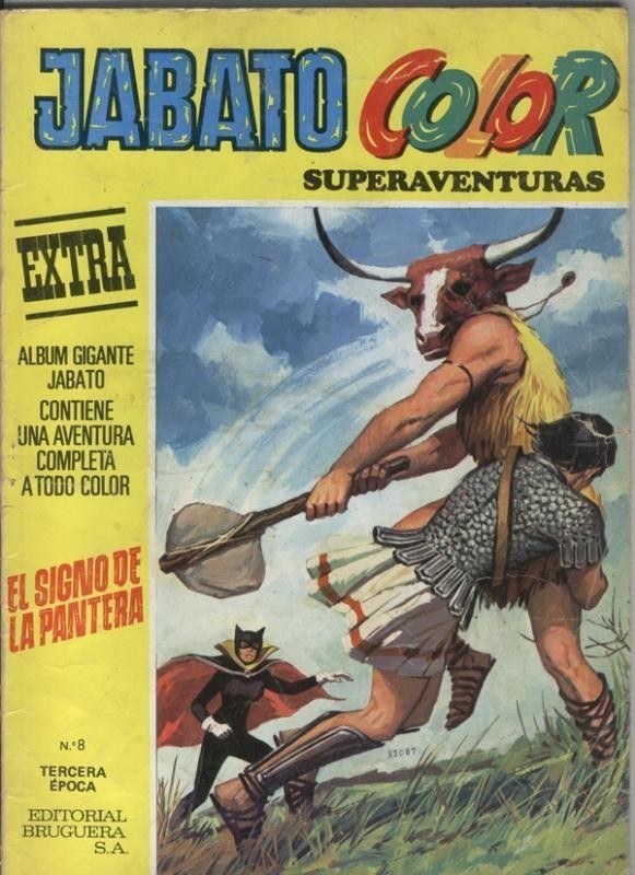 Jabato color album amarillo tercera epoca numero 08: El signo de la pantera
