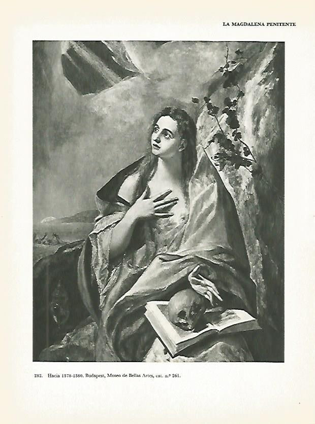 LAMINA 2085: El GRECO. La Magadalena penitente