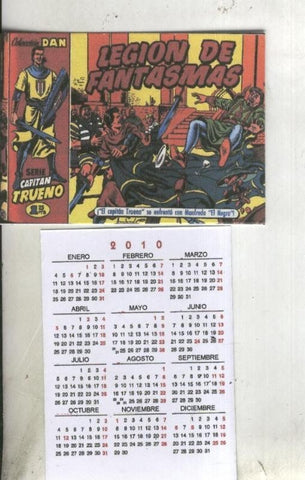Calendario bolsillo 2010: El Capitan Trueno portada numero 010