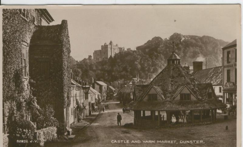 Postal castillos numero 030: Castle And Varn Market, Dunster