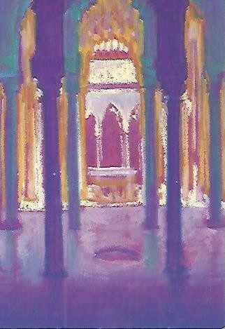 POSTAL 53271: JOSE ALFONSO MADRID. Patio de los Leones